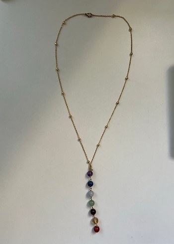 7 çakra doğal taş kolye - Görsel 4