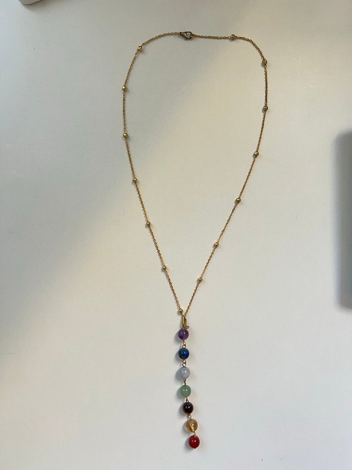 7 çakra doğal taş kolye - Görsel 3
