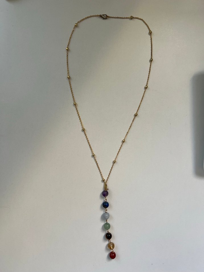 7 çakra doğal taş kolye - Görsel 4