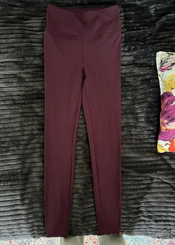 Penti Bordo Spor Kadın Tayt - Görsel 4