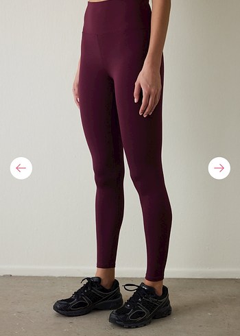 Penti Bordo Spor Kadın Tayt - Görsel 2