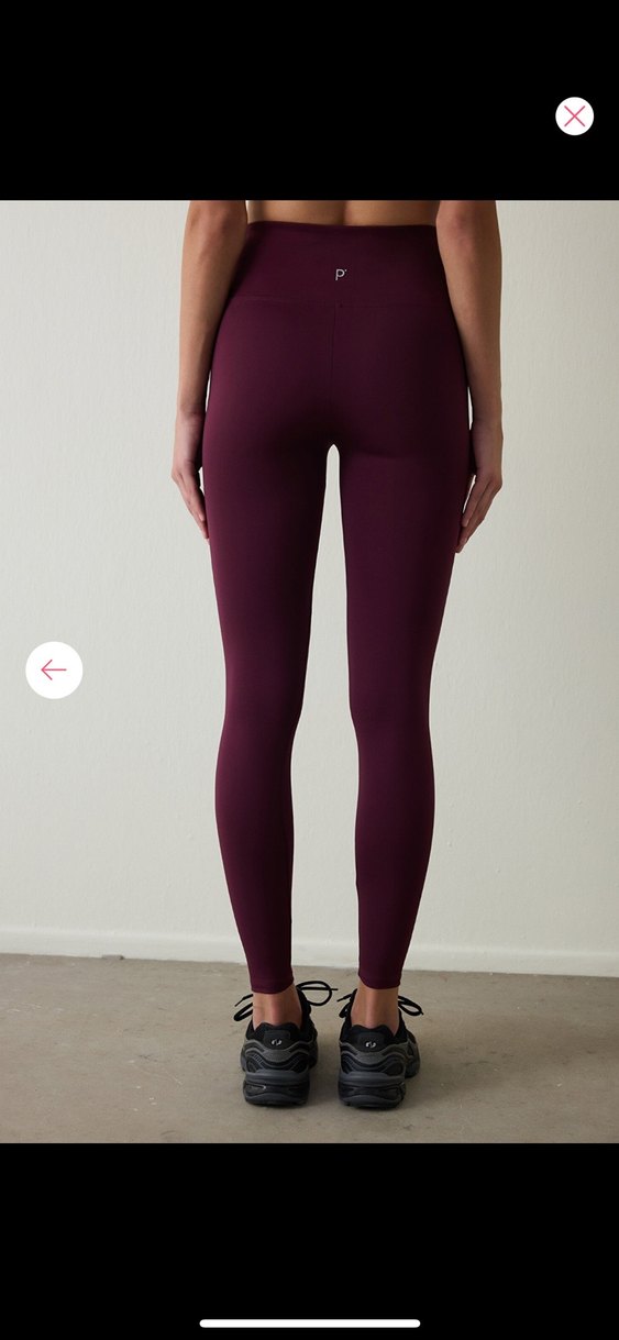 Penti Bordo Spor Kadın Tayt - Görsel 3