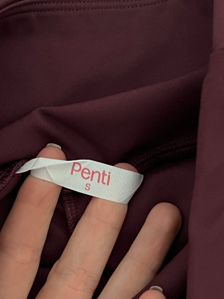 Penti Bordo Spor Kadın Tayt - Görsel 5