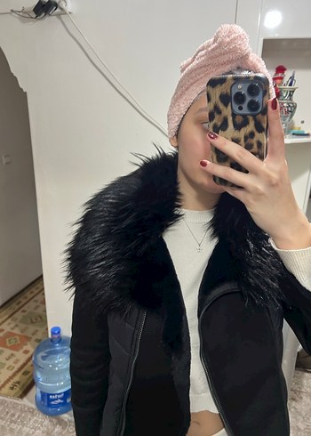 Polo Garage Kaz Tüyü Mont - Görsel 4