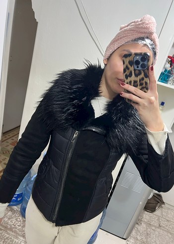 Polo Garage Kaz Tüyü Mont - Görsel 3