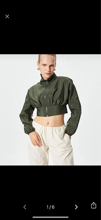 koton crop ceket