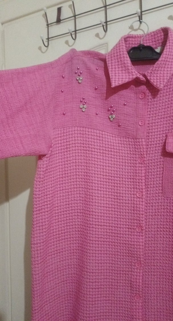 Pembe gömlek - Görsel 3