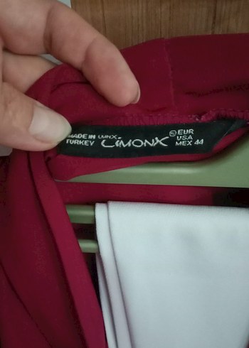 bordo Kadın Süet Düğmeli Blazer Ceket - Görsel 2