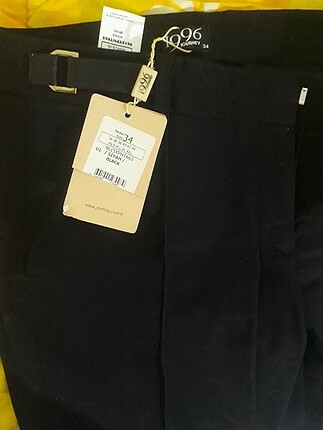 Siyah keten pantolon