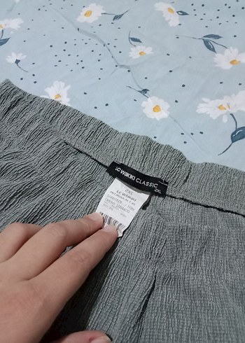 xxl Beden Kadın Pilili Rahat Pantolon