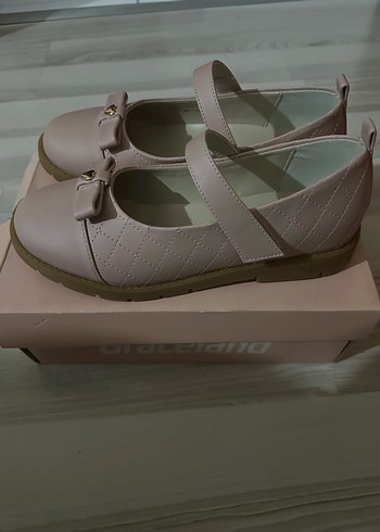 Kız Çocuk sıfır Babet Ayakkabı - Görsel 3