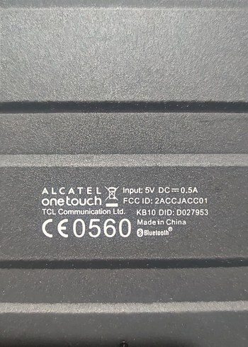 Alcatel OneTouch Siyah Kablosuz Klavye - Görsel 6