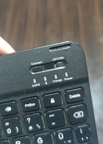 Alcatel OneTouch Siyah Kablosuz Klavye - Görsel 7