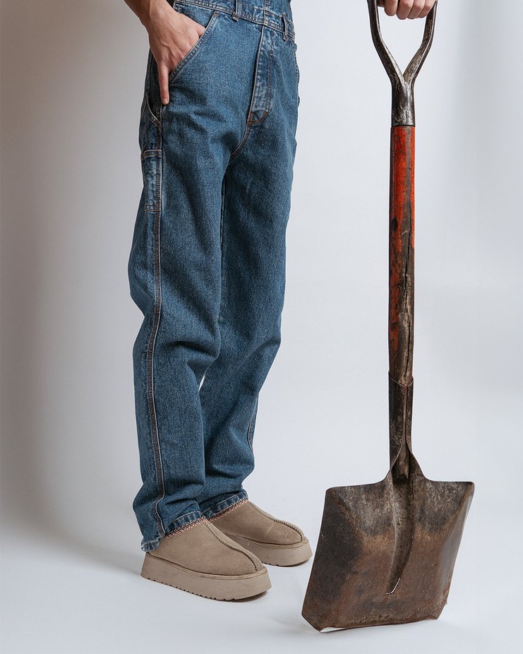 Proper Jeans Vintage %100Denim Tulum  90lar Workwear / Y2K - Görsel 5