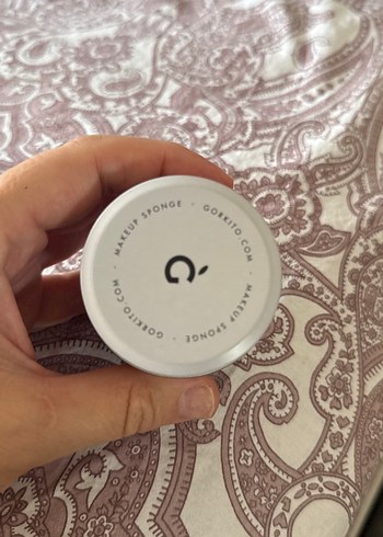 Görkito Makyaj Süngeri Bej Gri - Görsel 2