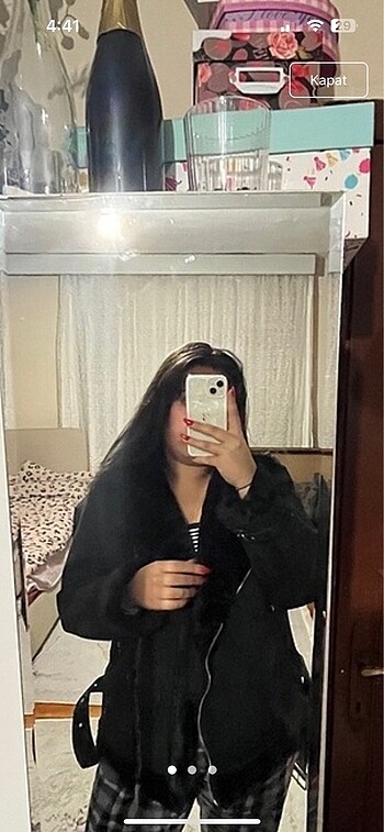 Zara Biker mont