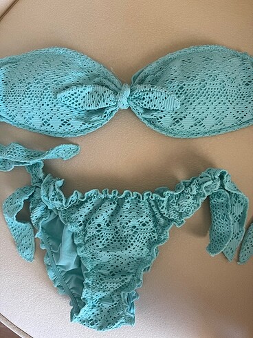 Turkuaz bikini takım