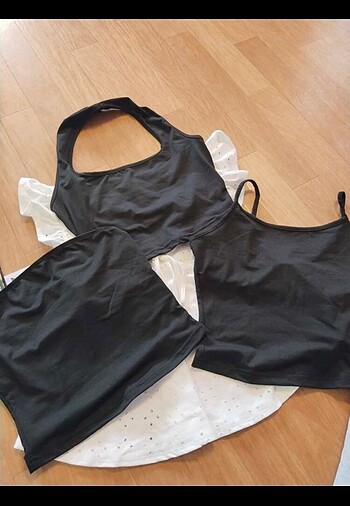 Sheinside 3 lü crop