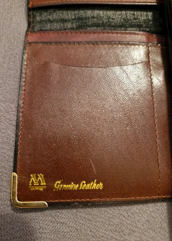 Vintage Klasik Kahverengi Erkek Cüzdanı - Görsel 3