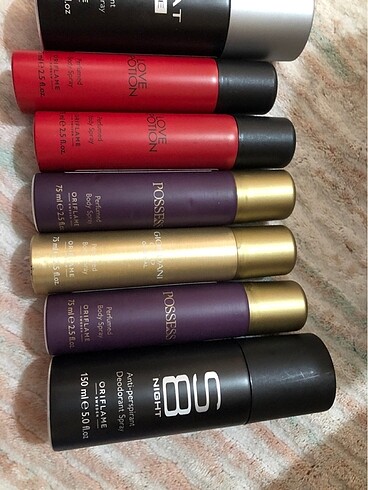  Beden Renk Oriflame dedorant