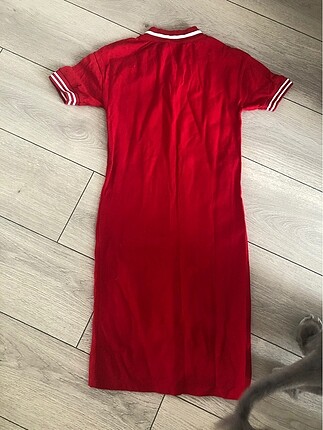 s Beden kırmızı Renk Lacose elbise