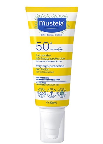 Mustela SPF 50+ Çok Yüksek Koruma Güneş Losyonu 200 ml