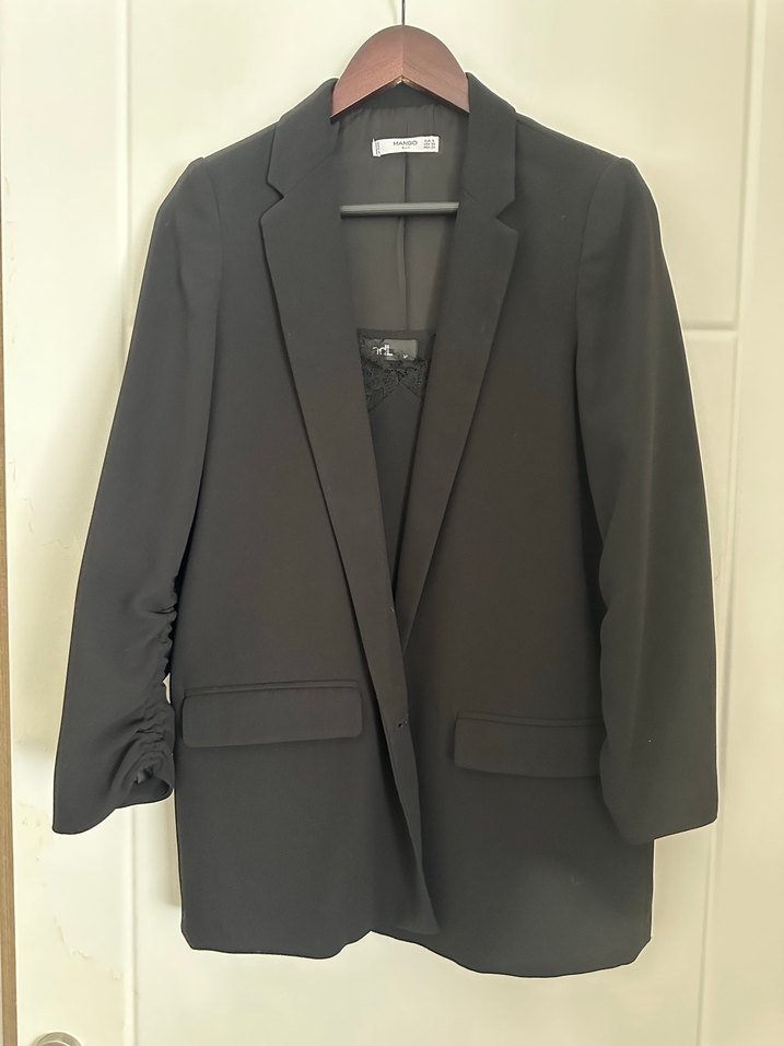 Mango Siyah Blazer Ceket - Görsel 2