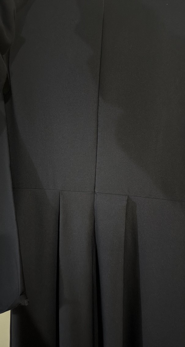 Siyah Piliseli Kadın Uzun Elbise - Görsel 5