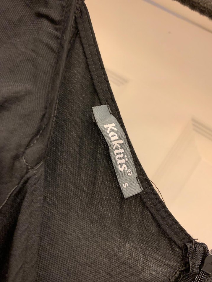 Düğmeli Siyah Kadın Uzun Keten Tulum - Görsel 4