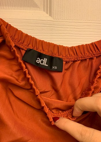 Drapeli Kahverengi Midi Bohem Elbise - Görsel 4