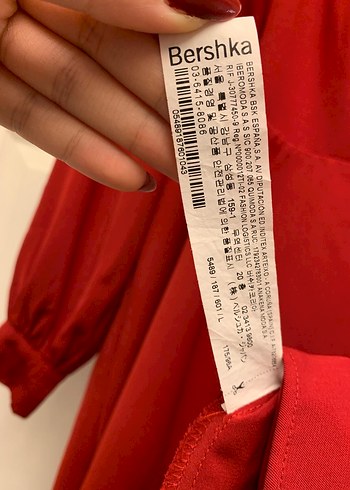 Kırmızı Midi Kadın Elbise - Görsel 6