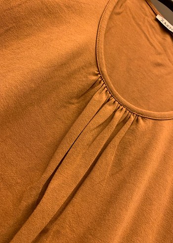 Kiremit Uzun Kollu Bluz - Görsel 3