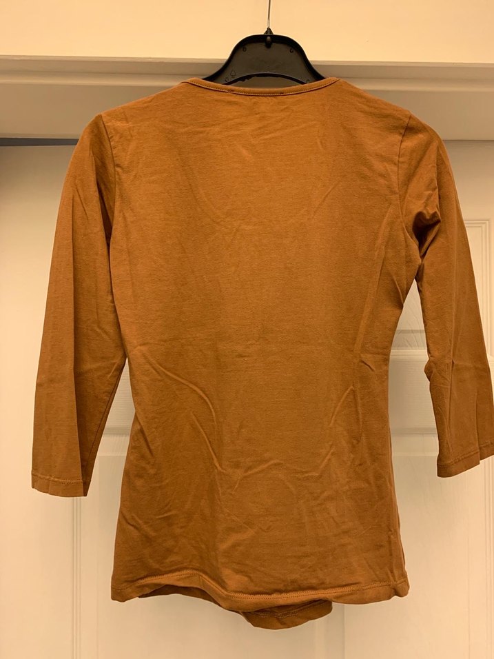 Kiremit Uzun Kollu Bluz - Görsel 4