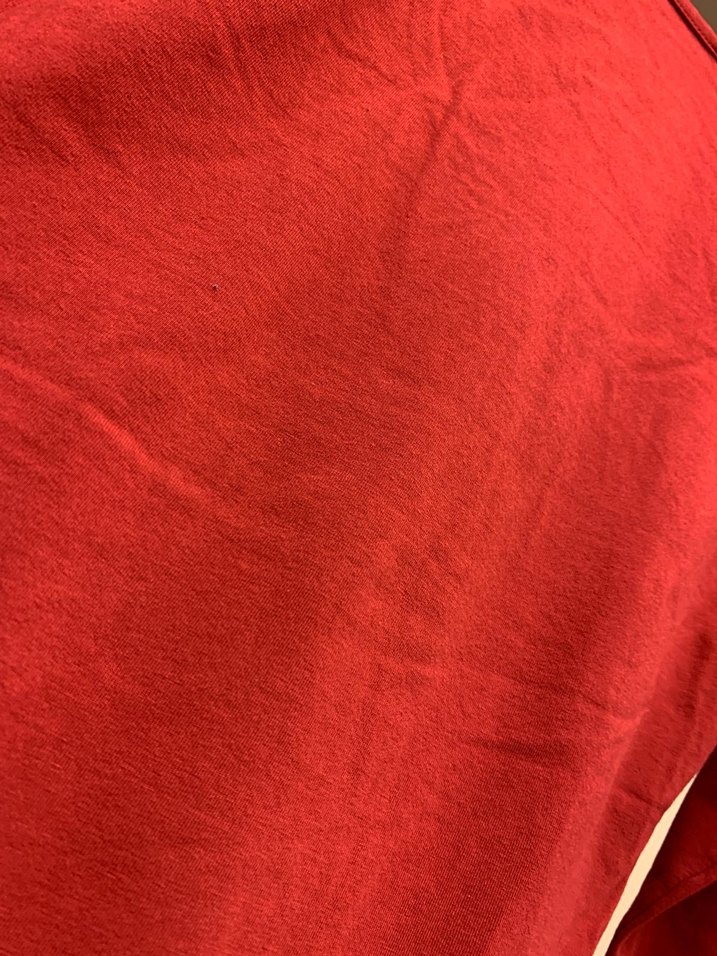 Kırmızı Uzun Kollu Basic Bluz - Görsel 4