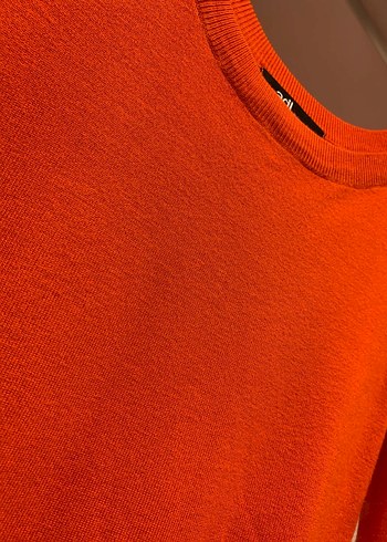 Kırmızı Kadın İnce Fit Triko Kazak - Görsel 3