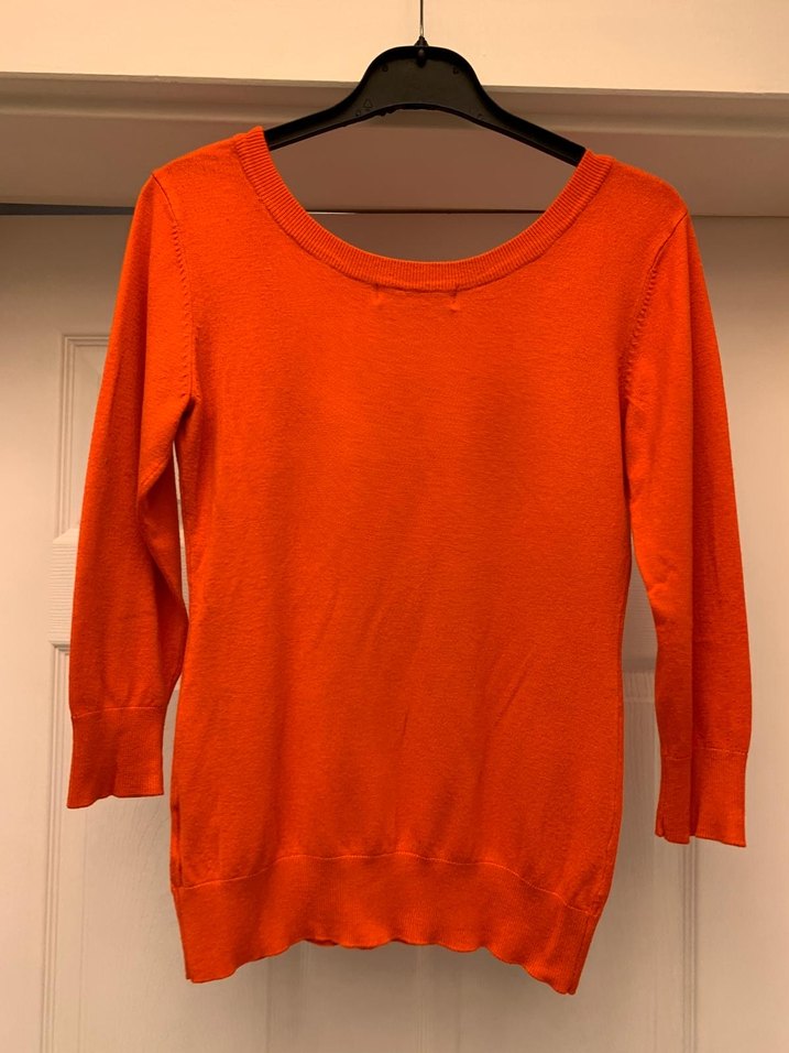 Kırmızı Kadın İnce Fit Triko Kazak - Görsel 4