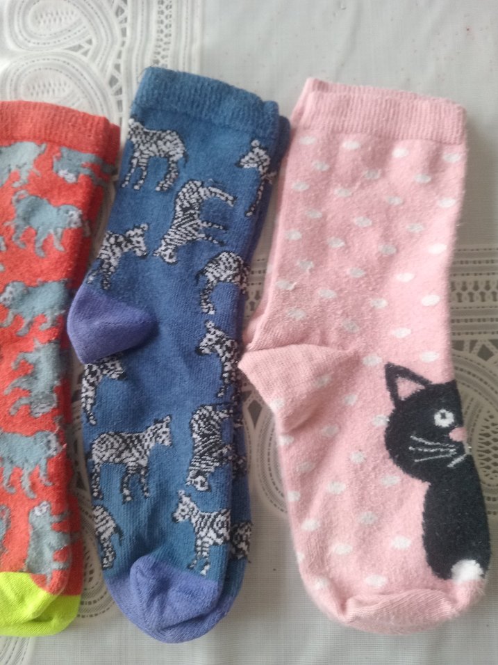 5-6 yaş hayvan figürlü Çorap - Görsel 2