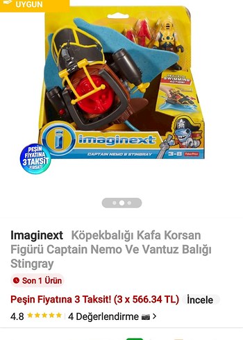 Imaginext Köpekbalığı Kafa Korsan Figürü