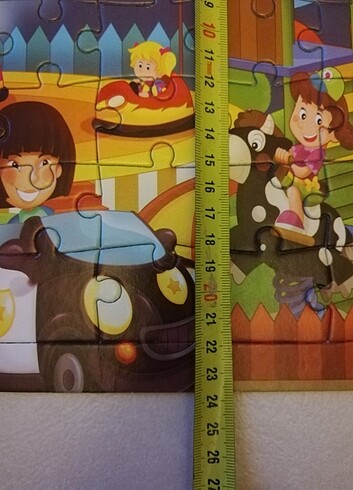 Diğer Lunapark ve Çocuk parkı desenli Puzzle.