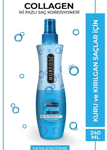 Collagen İki Fazlı Saç Kordisiyoner 240 ml