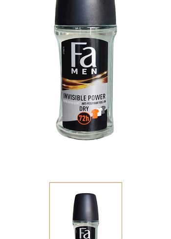 Fa Men Invisible Power Roll-On Deodorant 50 ml
