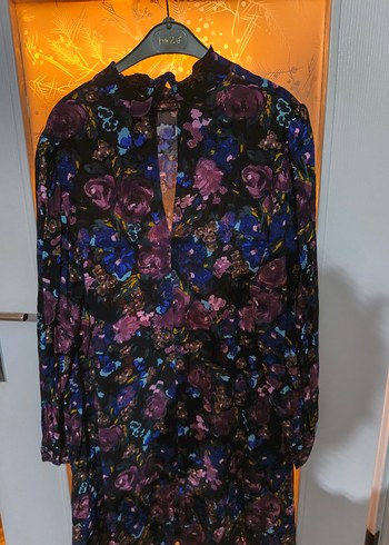 LC Waikiki Uzun Kollu, Bağlama Desenli Bohem Tunik