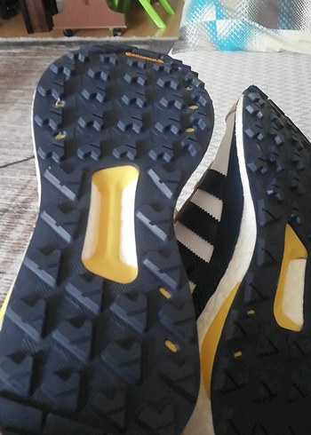 Sarı Bağcıklı Unisex Spor Ayakkabı - Görsel 3