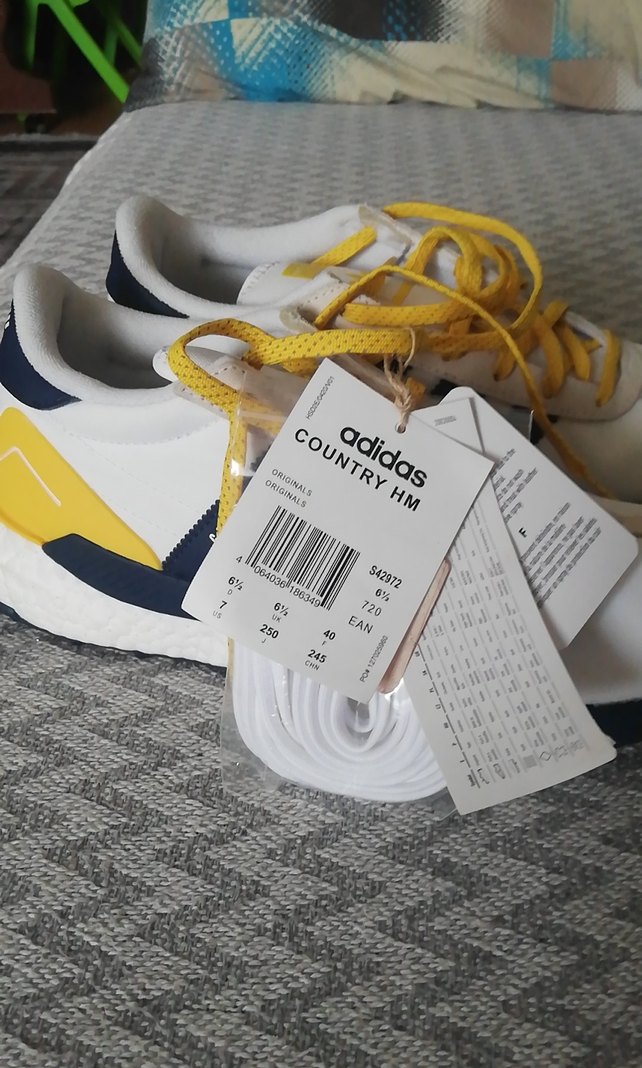 Sarı Bağcıklı Unisex Spor Ayakkabı - Görsel 2