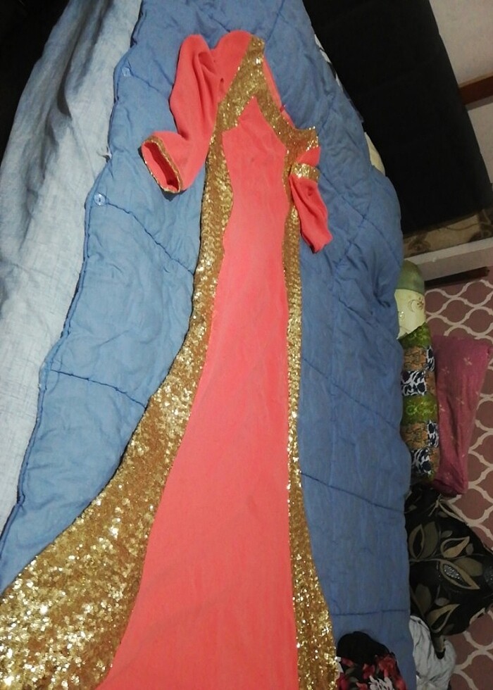 L beden gece elbise si - Görsel 4