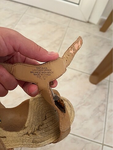 37,5 Beden camel Renk Nine west 37,5