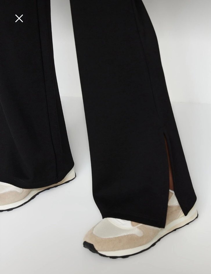 Yırtmaç paça Kadın Pantolon - Görsel 3