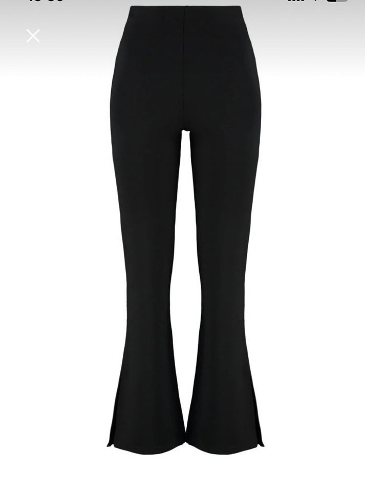 Yırtmaç paça Kadın Pantolon - Görsel 4