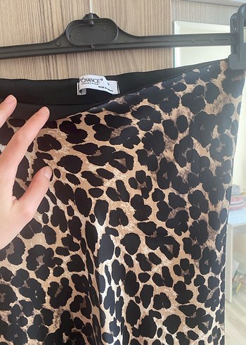 Leopar Desenli Uzun Kadın Etek - Görsel 4