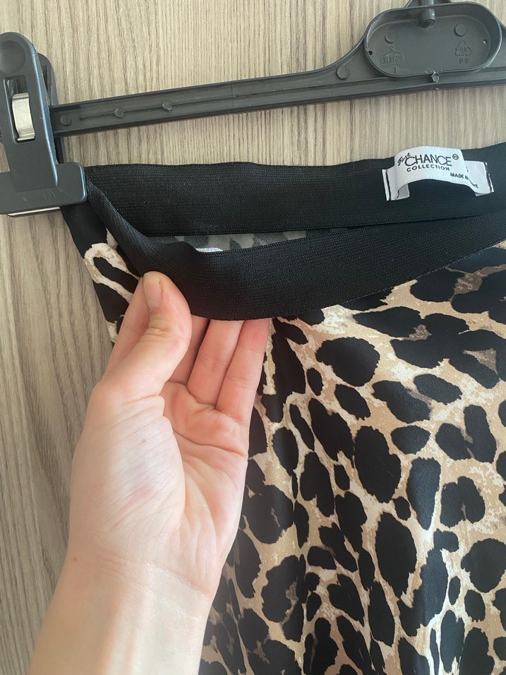 Leopar Desenli Uzun Kadın Etek - Görsel 5